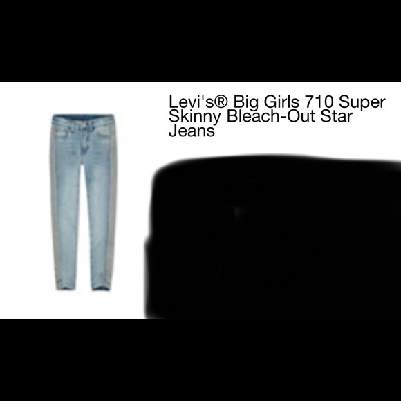 Girls Levi Jeans - Picture 3 of 3